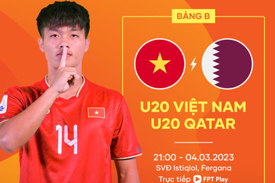 Trực tiếp U20 Việt Nam - U20 Qatar: 3 điểm và tấm vé vào tứ kết?