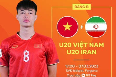 Trực tiếp U20 Việt Nam vs U20 Iran: Chờ tấm vé vào vòng tứ kết