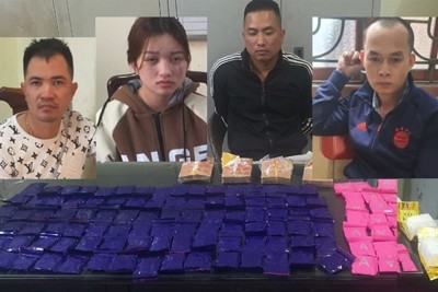 Bắc Ninh: Triệt phá ổ nhóm mua bán, vận chuyển ma túy với số lượng khủng