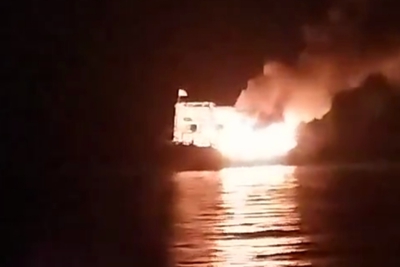 Phú Quốc: Cháy tàu cá chở 10.000 lít dầu, thiệt hại khoảng 14 tỷ đồng
