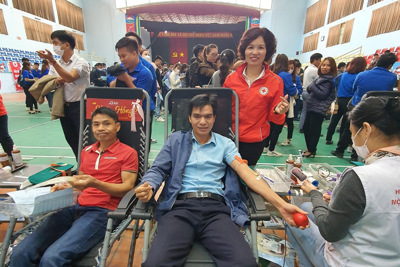Huyện Ba Vì: Hưởng ứng ngày hội hiến máu tình nguyện năm 2023