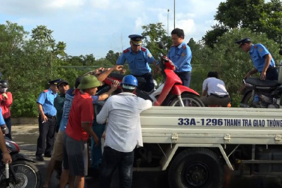 Huyện Thạch Thất: Thanh tra giao thông vận tải còn gặp nhiều khó khăn
