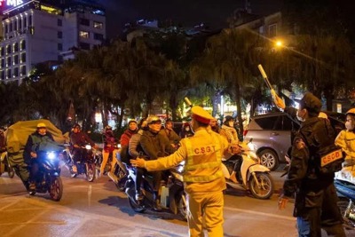 Hà Nội: 266 trường hợp vi phạm giao thông bị xử lý trong ngày 13/3
