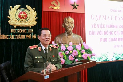 Thiếu tướng Đào Thanh Hải, Phó Giám đốc Công an TP Hà Nội nghỉ hưu