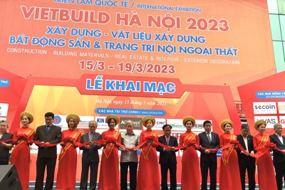 Vietbuild Hà Nội 2023 lần thứ 1 chính thức khai mạc