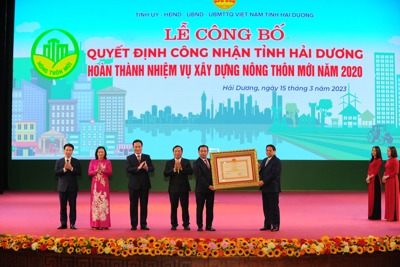 Hải Dương hoàn thành nhiệm vụ xây dựng nông thôn mới