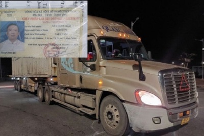 Hàng loạt tài xế container dùng bằng lái xe giả, giấy tờ giả “vượt cao tốc"