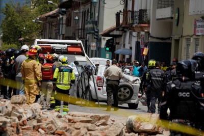 Động đất 6,8 độ richter tấn công Ecuador 