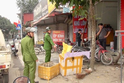 Huyện Sóc Sơn: Dẹp chợ cóc, xử phạt hàng rong, lập lại trật tự đô thị