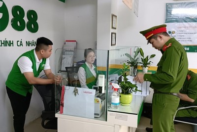 Công an tỉnh Bắc Giang kiểm tra 18 chi nhánh Công ty F88