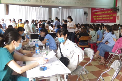 Hà Nội: 5.000 công nhân lao động sẽ được khám sức khỏe, tầm soát ung thư
