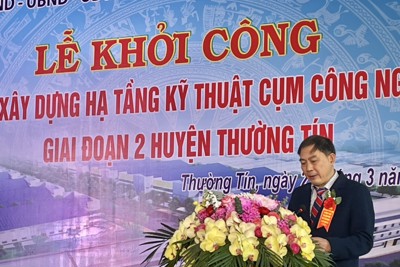 Huyện Thường Tín khởi công Cụm công nghiệp Ninh Sở giai đoạn 2