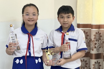 Cần Thơ: Trường Tiểu học "ẵm" nhiều giải tại Cuộc thi Robothon Quốc tế 2023