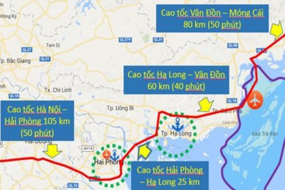 Quảng Ninh có hai cao tốc quy hoạch mới đi Hà Nội, Lạng Sơn, Cao Bằng