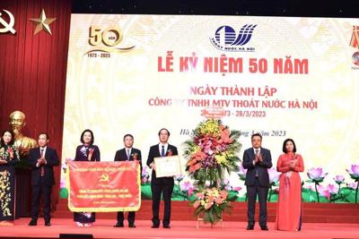 Kỷ niệm 50 năm ngày thành lập Công ty Thoát nước Hà Nội