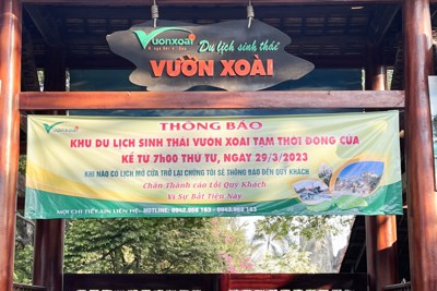Đồng Nai: Khu du lịch Vườn Xoài đóng cửa