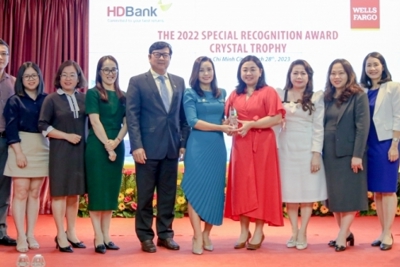 HDBank nhận giải thưởng đặc biệt chất lượng thanh toán quốc tế xuất sắc  