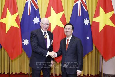 Toàn quyền Australia tin tưởng Việt Nam sẽ đạt mục tiêu về phát triển