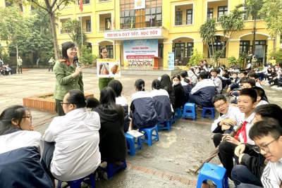 Quận Đống Đa tuyên truyền về tác hại ma tuý cho học sinh