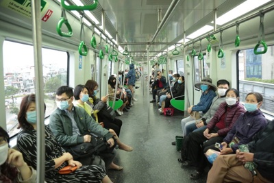 Hà Nội: Hành khách đi tàu điện tăng 262% so với cùng kỳ