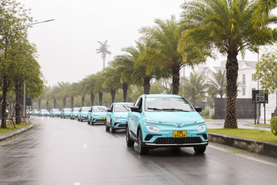 Taxi Xanh SM thuần điện đầu tiên của Việt Nam chính thức đi vào hoạt động