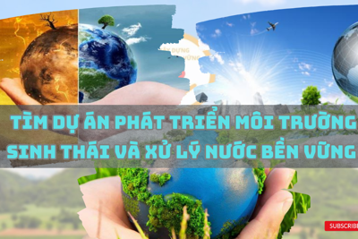 Tìm dự án phát triển môi trường sinh thái và xử lý nước bền vững 