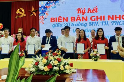 Huyện Thanh Trì và Chương Mỹ triển khai chương trình hỗ trợ trong giáo dục