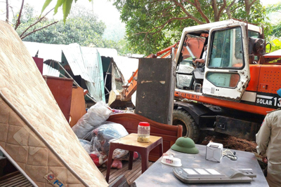 Đà Nẵng: Tháo dỡ loạt công trình trái phép ở Sơn Trà