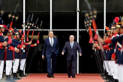 Brazil đón Ngoại trưởng Nga khiến Mỹ nổi giận