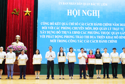 Bắc Từ Liêm xếp thứ 10/30 quận, huyện của Hà Nội về cải cách hành chính