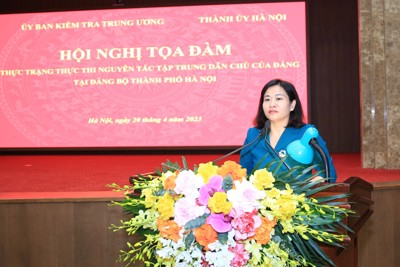 Hà Nội: Không ngừng mở rộng dân chủ, tăng cường kỷ luật trong Đảng