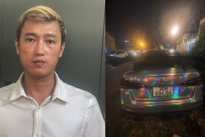 Khởi tố lái xe ô tô drift náo loạn trước Nhà hát Lớn Hà Nội