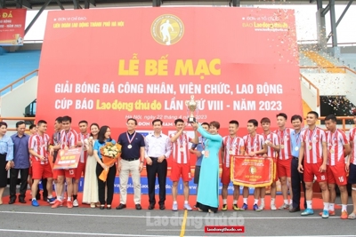 Bế mạc Giải bóng đá Cúp báo Lao động Thủ đô lần thứ VIII