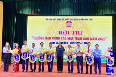 Sôi nổi hội thi Trưởng ban Công tác Mặt trận giỏi huyện Gia Lâm năm 2023