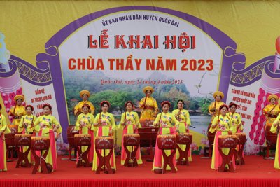 Huyện Quốc Oai chính thức khai hội chùa Thầy năm 2023