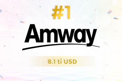Amway tiếp tục giữ vị trí số 1 thế giới về bán hàng trực tiếp