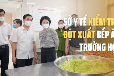 Kiểm tra công tác bảo đảm an toàn thực phẩm tại quận Nam Từ Liêm