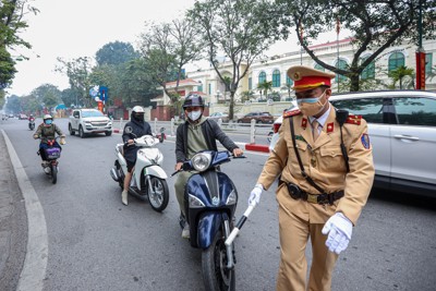 Hà Nội: Xử lý 475 trường hợp vi phạm Luật Giao thông đường bộ