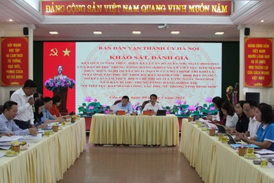 Quận Cầu Giấy: Tỷ lệ nữ tham gia cấp ủy thuộc tốp đầu Hà Nội
