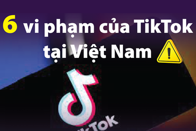 6 vi phạm của TikTok tại Việt Nam