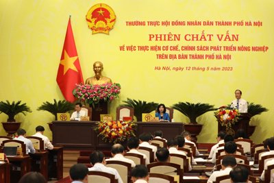Hà Nội: Khai mạc phiên chất vấn việc thực hiện chính sách phát triển nông nghiệp