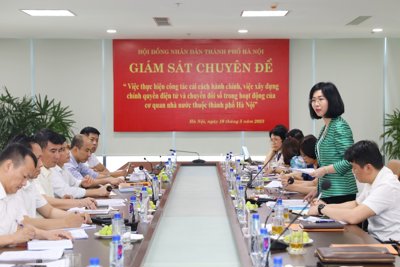 Giám sát việc thực hiện cải cách hành chính của ngành Tài chính, LĐTB&XH Hà Nội