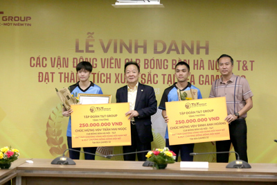   T&T Group thưởng khủng cho kỳ tích bóng bàn Việt Nam tại SEA Games 32