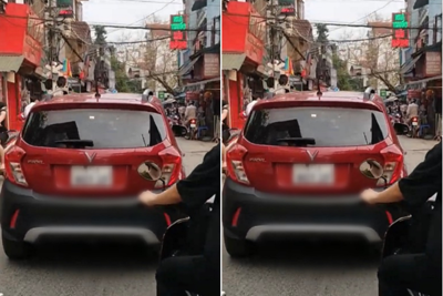 Hà Nội xử phạt lái xe ô tô đi vào đường cấm qua tin báo facebook