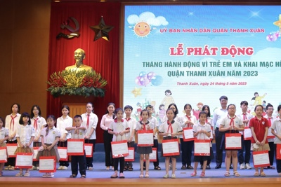 Quận Thanh Xuân phát động Tháng hành động vì trẻ em