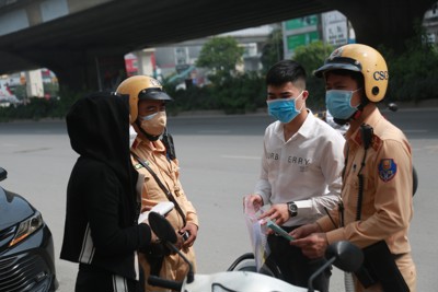 Hà Nội: Hơn 254 trường hợp bị xử lý vi phạm giao thông