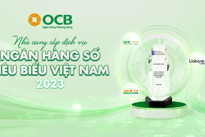 OCB - Nhà cung cấp dịch vụ ngân hàng số tiêu biểu Việt Nam năm 2023