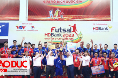 Giải Futsal HDBank 2023 khép lại thành công rực rỡ