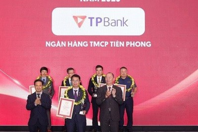 TPBank lọt Top 10 ngân hàng thương mại Việt Nam uy tín lần 5 liên tiếp