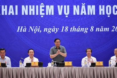 Thủ tướng Phạm Minh Chính dự hội nghị triển khai năm học mới 2023-2024